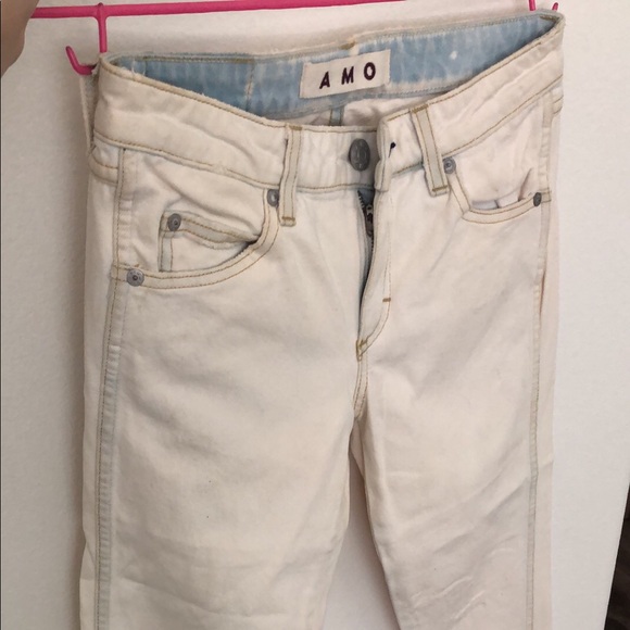 amo white jeans